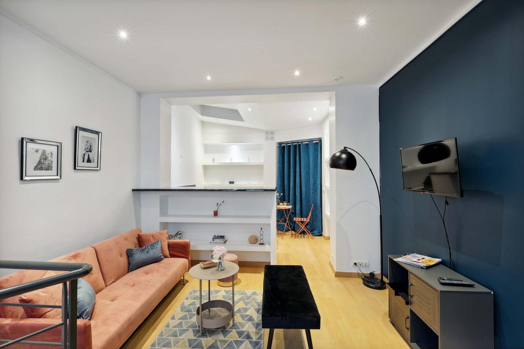 Chic Modern Duplex Adjacent To Musee D'orsay & Rodin Museum Appartement